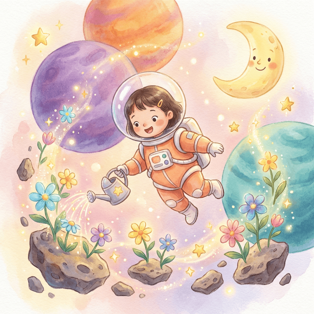 Luna's Journey to the Stars